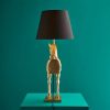 Lampe Cheval Wendy Or - WERNS-4- lampes animales Lampe Cheval Wendy Or - WERNS- cheval doré