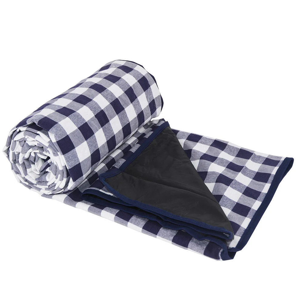 Nappe pique-nique carreaux bleus et blancs XL Nappe pique-nique carreaux bleus et blancs XL