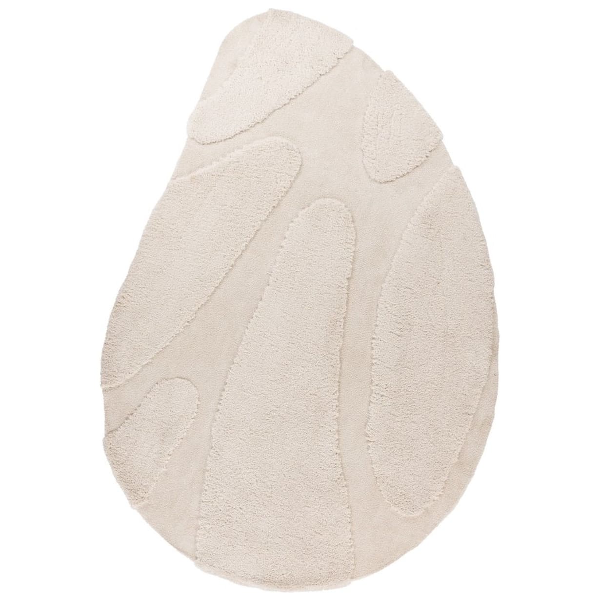 Tapis Punta Cana Ivoire 801-forme-organique-tufté-tapis-doux-poil-long-majdeltier-3 Tapis Punta Cana Ivoire 801