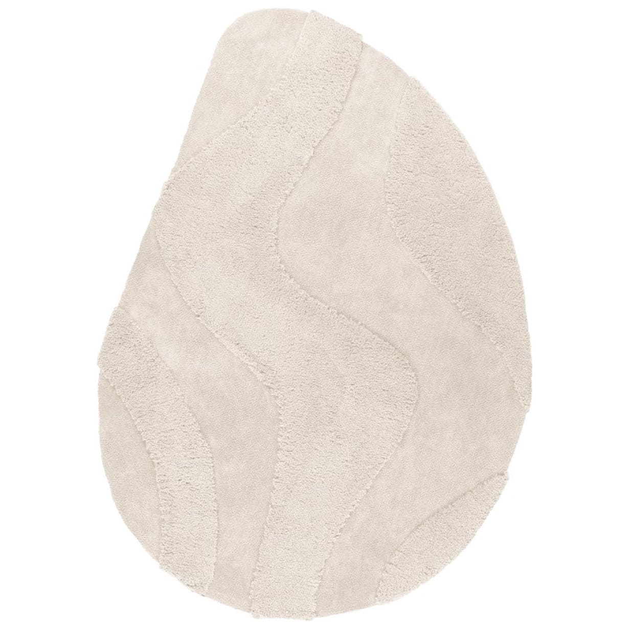 Tapis Punta Cana Ivoire 802-forme-organique-tufté-tapis-doux-poil-long-majdeltier-3 Tapis Punta Cana Ivoire 802
