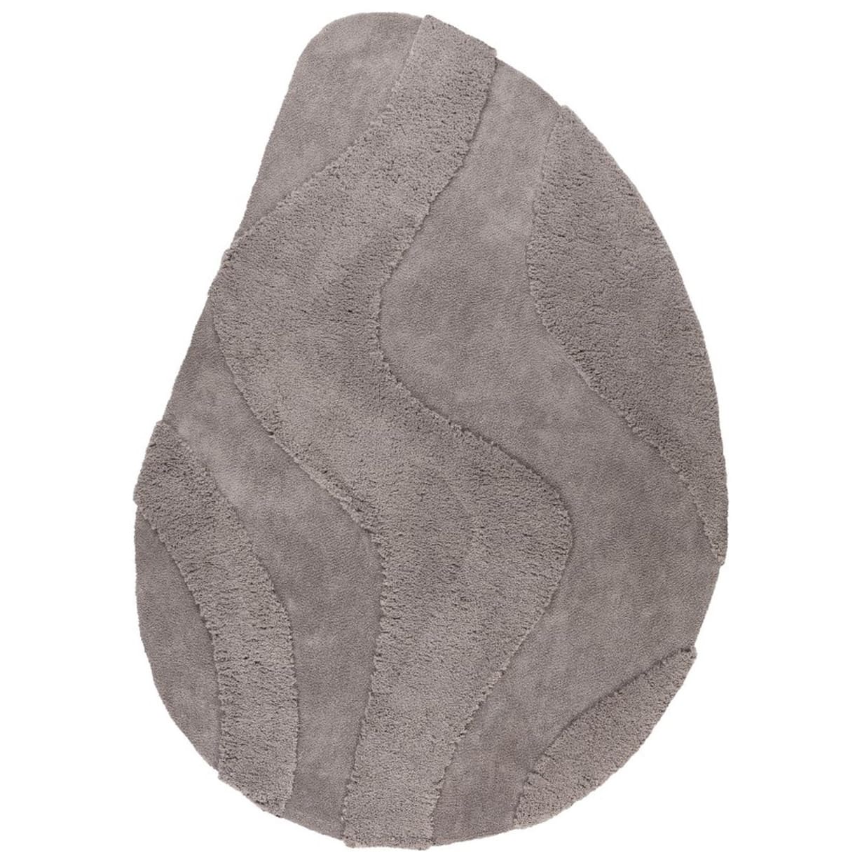 Tapis Punta Cana gris 802 -forme-organique-tufté-tapis-doux-poil-long-majdeltier-3 Tapis Punta Cana gris 802
