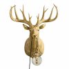 Applique Murale Cerf Harry Doré - werns - L’élégance sauvage qui illumine vos murs
