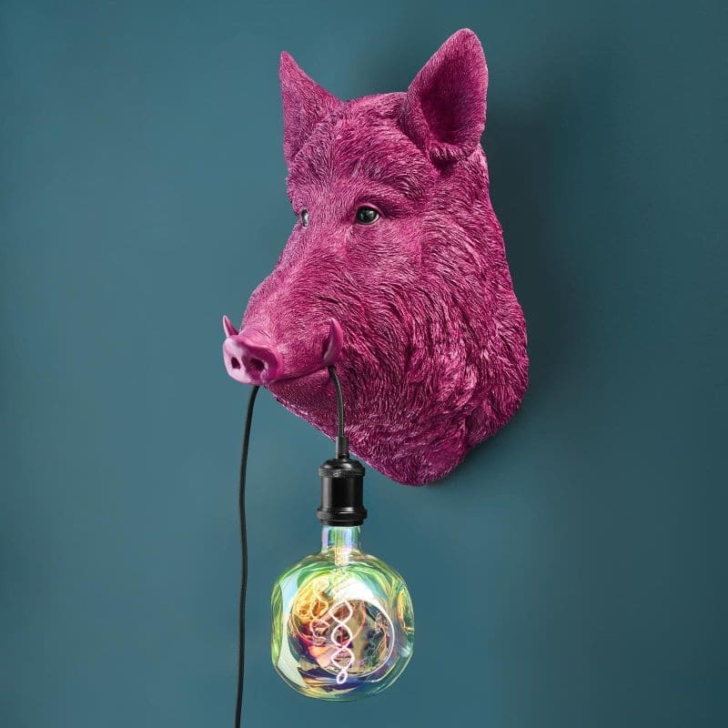 Applique Murale Sanglier Willy- Magenta-rose-sanglier-cochon-werns-wernervoss-majdeltier-2 Applique Murale Sanglier Willy Magenta rose sanglier cochon werns wernervoss majdeltier 2