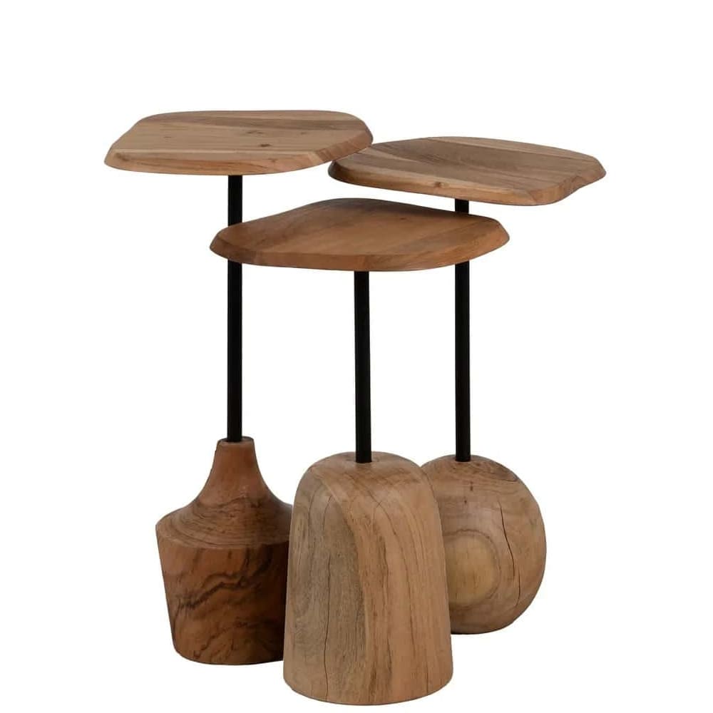 Bout De Canapé Organique Acacia-MAJDELTIER-table-appoint-guéridon (1) Bout De Canapé Organique en Acacia