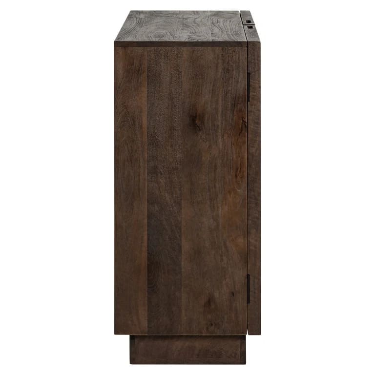 Buffet Bryant 2 portes original bois massif manguier miroir majdeltier 1