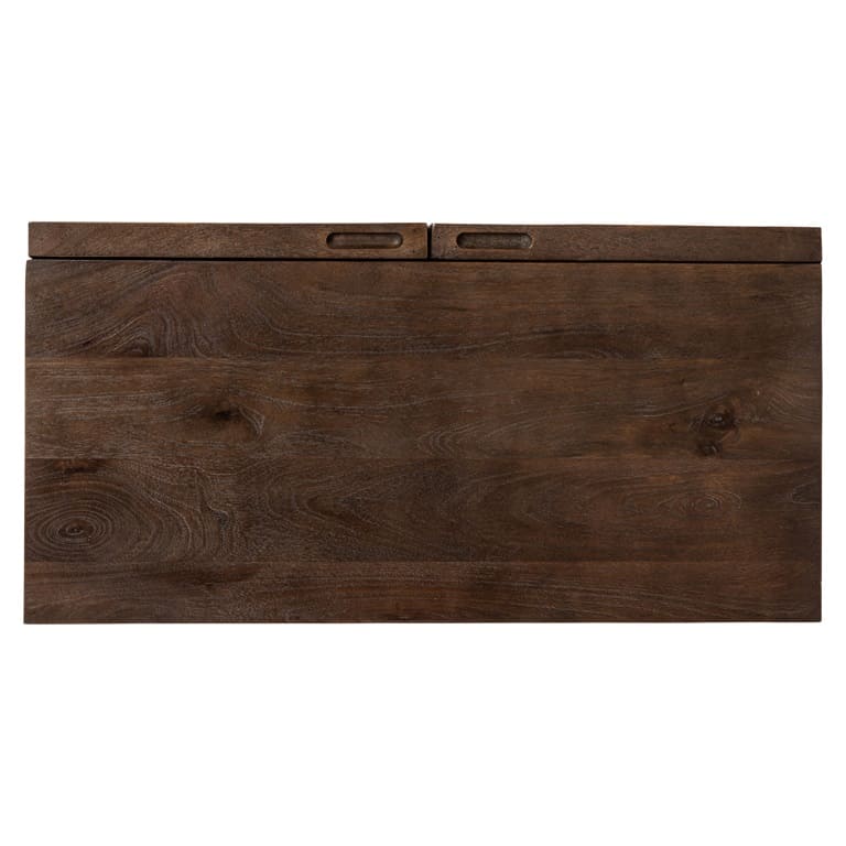 Buffet Bryant 2 portes original bois massif manguier miroir majdeltier 2