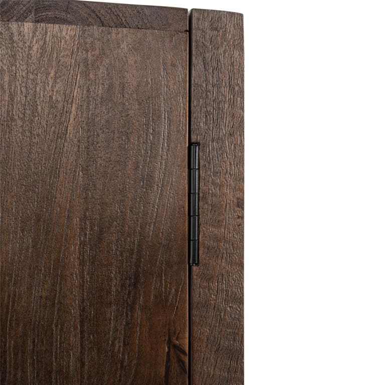 Buffet Bryant 2 portes original bois massif manguier miroir majdeltier 5