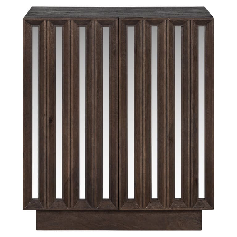 Buffet Bryant 2 portes original bois massif manguier miroir majdeltier 7