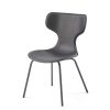 Chaise-Design-Fia-En-Cuir-noir-majdeltier-01 Chaise Design Fia En Cuir