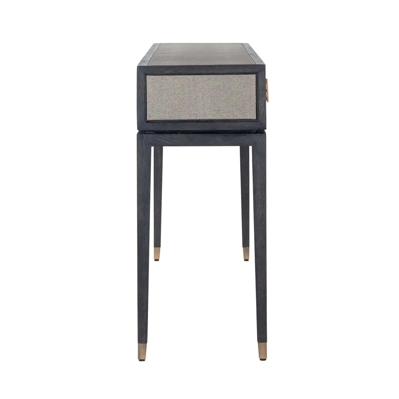 Console Bloomville 3 Tiroirs 165 cm-console-elegante-chene-noir-poignées-dorées-majdeltier-2 Console Bloomville 3 Tiroirs 165 cm console elegante chene noir poignees dorees majdeltier 2