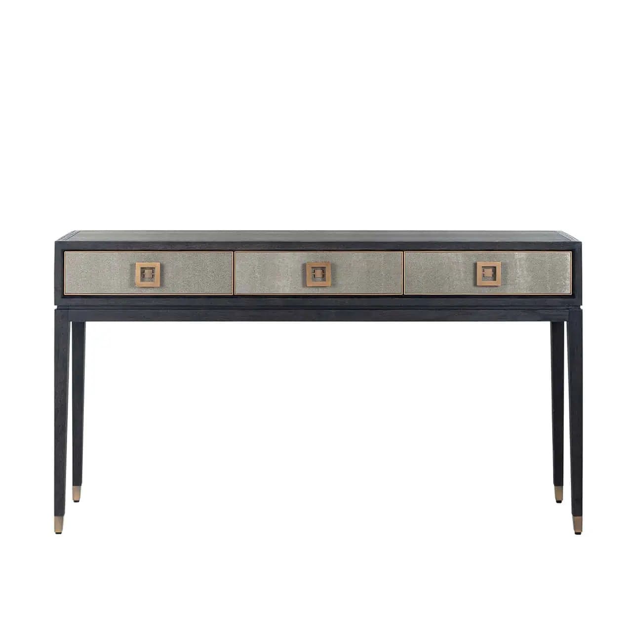 Console Bloomville 3 Tiroirs 165 cm-console-elegante-chene-noir-poignées-dorées-majdeltier-4 Console Bloomville 3 Tiroirs 165 cm console elegante chene noir poignees dorees majdeltier 4