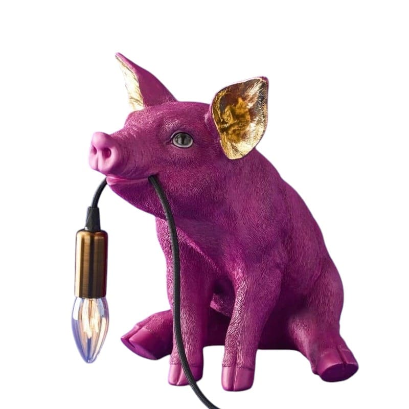 Lampe de table Piggy Rose - WERNS®-majdeltier Lampe de table Piggy Rose - WERNS®-majdeltier