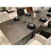 Table -Rectangulaire- Extensible -En -Céramique Hector-bronze-rouille-pied-central-étoile-12-personnes-majdeltier-4 (1) Table Rectangulaire Extensible En Ceramique Hector bronze rouille pied central etoile 12 personnes majdeltier 4 1