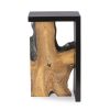 Table d'appoint racine de teck-6-table-haute-racine-noir-majdeltier Table dappoint racine de teck 6 table haute racine noir majdeltier