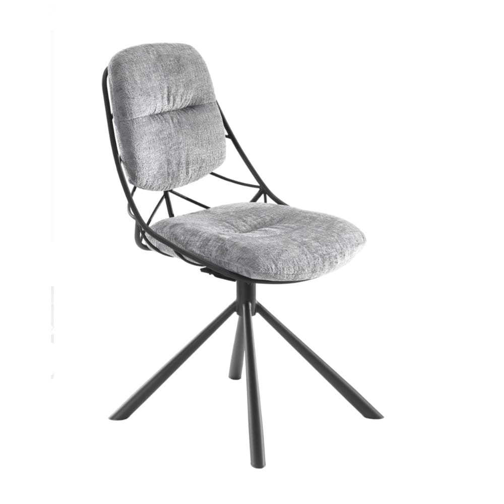 chaise-design-confortable-pivotante-tissu-lexi-pied-métal-gris-clair-pauline-majdeltier-6 chaise design confortable pivotante tissu lexi pied metal gris clair pauline majdeltier 6