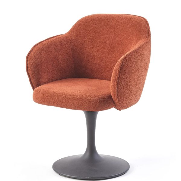Fauteuil de table pivotant Saxon - pied tulipe