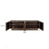 meuble tv Bryant 4 portes-original-bois-massif-manguier-miroir-design-majdeltier-5 meuble tv Bryant 4 portes original bois massif manguier miroir design majdeltier 5