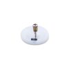 disc-clear-brass-s Lampe à Huile Galet Peri Living en Verre Transparent - Laiton
