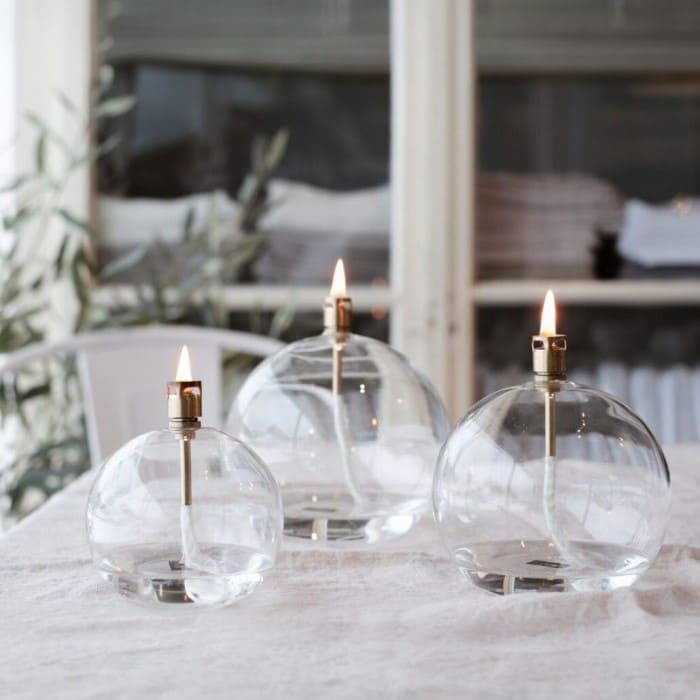 lampe a huile-peri-sphére-ronde - Majdeltier (1) Lampe à Huile Sphère Ronde en Verre Transparent- peri living