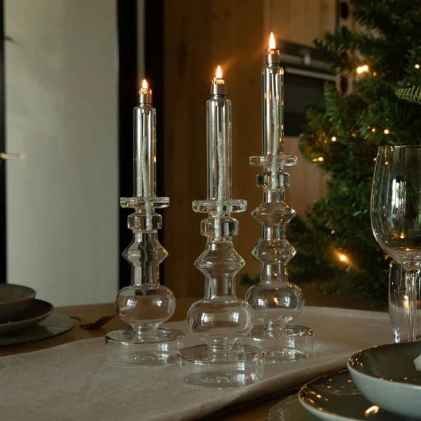 Lampe à Huile Bougeoir en Verre - Peri Living