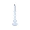 candleholder-clear-chrome-l candleholder clear chrome l