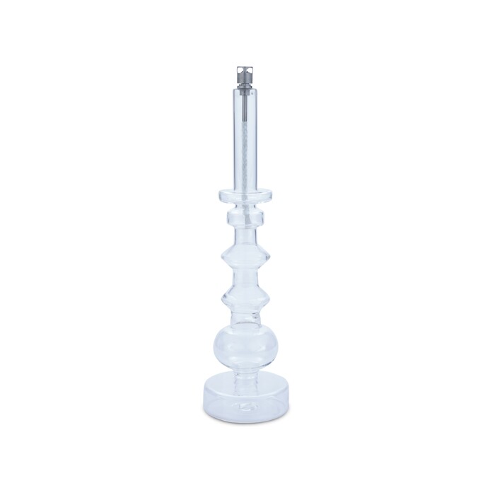 candleholder-clear-chrome-l candleholder clear chrome l