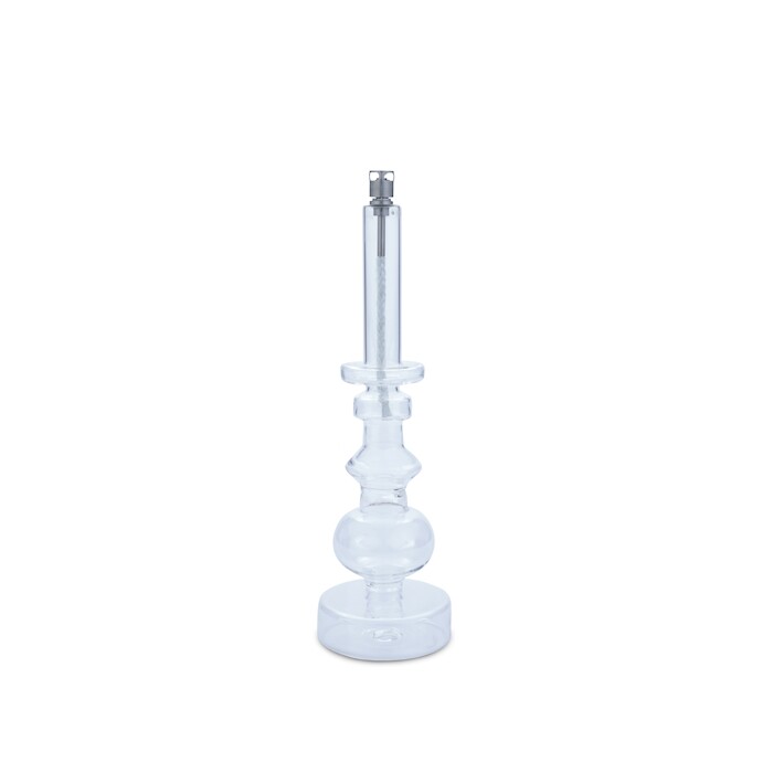 candleholder-clear-chrome-m Bougeoir chrome clair