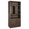 Bibliothèque Oakura 2 Portes-versin gauche-chene-marron-design-majdeltier Bibliotheque Oakura 2 Portes versin gauche chene marron design majdeltier