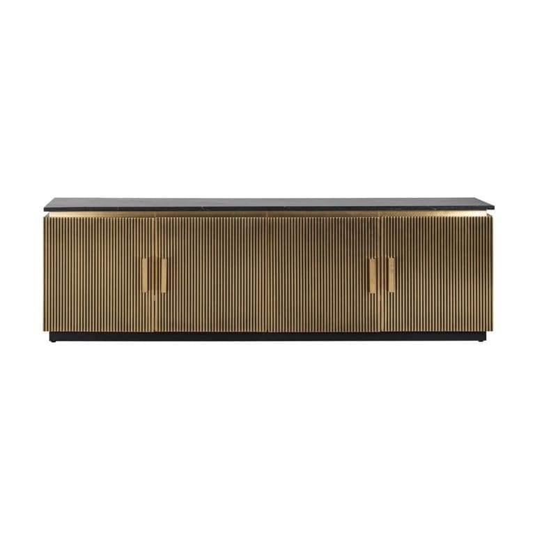 Buffet Bas - Meuble TV Ironville 200 cm-laiton-marbre-design-hotel-chic-original-majdeltier-3 Buffet Bas Meuble TV Ironville 200 cm laiton marbre design hotel chic original majdeltier 3