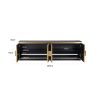 Buffet Bas - Meuble TV Ironville 200 cm-laiton-marbre-design-hotel-chic-original-majdeltier-4 Buffet Bas Meuble TV Ironville 200 cm laiton marbre design hotel chic original majdeltier 4