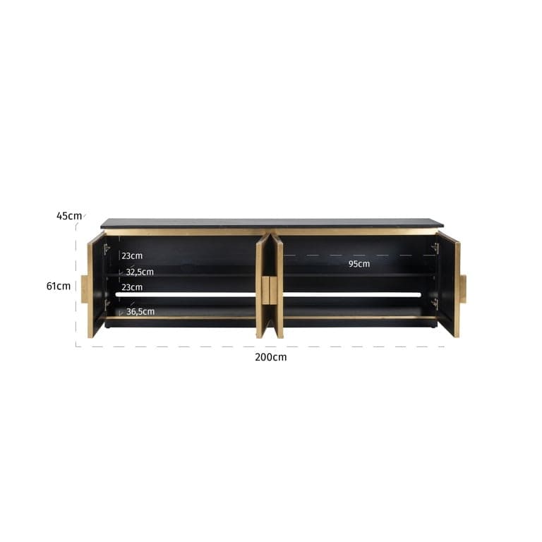 Buffet Bas - Meuble TV Ironville 200 cm-laiton-marbre-design-hotel-chic-original-majdeltier-4 Buffet Bas Meuble TV Ironville 200 cm laiton marbre design hotel chic original majdeltier 4
