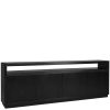 Buffet Oakura 240 cm 4 Portes-Chêne Noir-Rangement XXL-Design de Caractère-majdeltier-0 Buffet Oakura 240 cm 4 Portes – Chêne Noir : Rangement XXL et Design de Caractère
