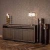Buffet Oakura 3 Portes 190cm chene marron majeltier richmond design haut de gamme 8