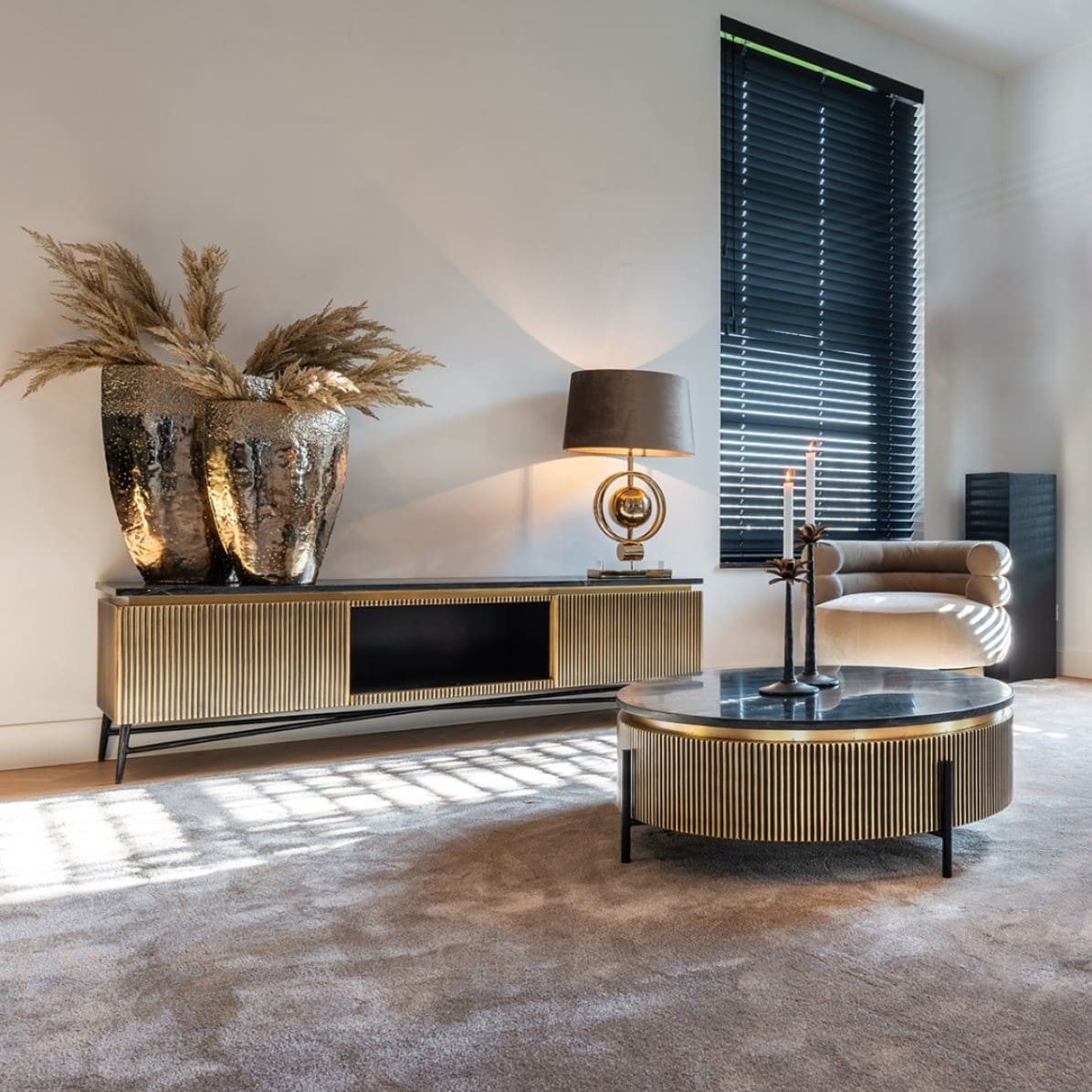 Meuble TV Ironville -170 cm-majdeltier-laiton-2 Meuble TV Ironville 170 cm majdeltier laiton 2