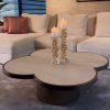 table basse clover-trèfle-travertin-bronze-design-majdeltier-2 table basse clover trefle travertin bronze design majdeltier 2
