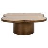 table basse clover-trèfle-travertin-bronze-design-majdeltier-5 table basse clover trefle travertin bronze design majdeltier 5