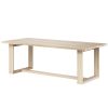 table rectangulaire extensible Chene Embla massif huile blanche pied bois LElegance Minimaliste Danoise pour Votre Interieur majdeltier 18 7