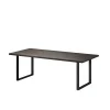 table rectangulaire extensible pied metal Chene Embla huile fumee LElegance Minimaliste Danoise pour Votre Interieur majdeltier 18 4 5