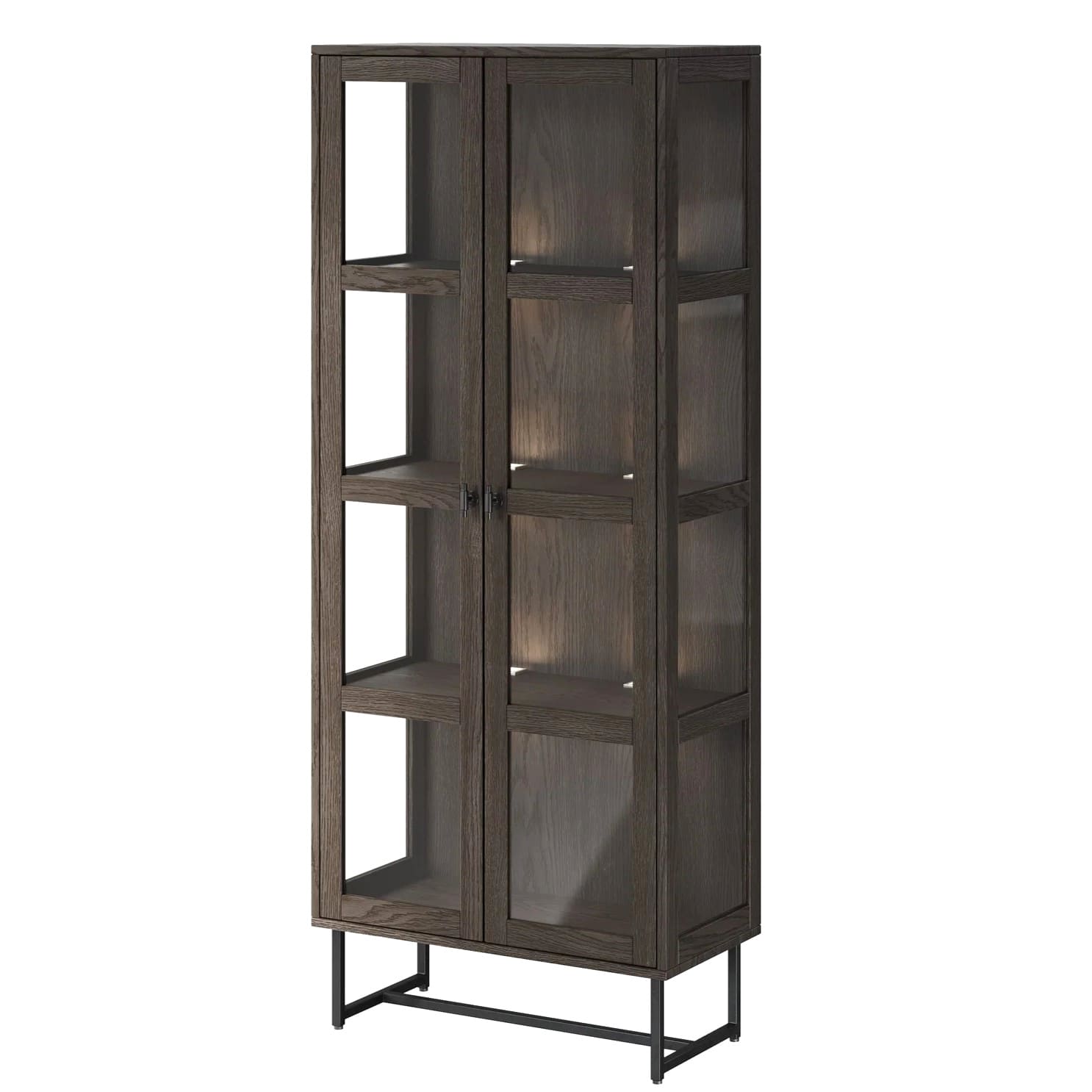 vitrine en Chêne- Embla -huile fumée-huile clair- design danois-scandinave-majdeltier-12 Vitrine en Chêne Embla - L'Élégance Danoise et la Lumière pour Vos Collections