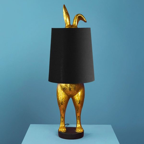 Lampe Lapin Hiding Bunny Or - Werns