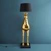 Lampadaire Cheval Amadeus Werns, or