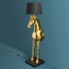 Lampadaire Cheval Amadeus Werns, or