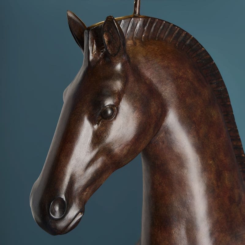 Lampadaire Cheval Amadeus Werns, marron-2 Lampadaire Cheval Amadeus Werns, marron