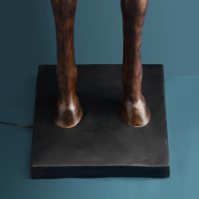 Lampadaire Cheval Amadeus Werns, marron-6 Lampadaire Cheval Amadeus Werns, marron