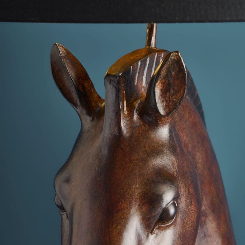 Lampadaire Cheval Amadeus Werns, marron-8 Lampadaire Cheval Amadeus Werns, marron