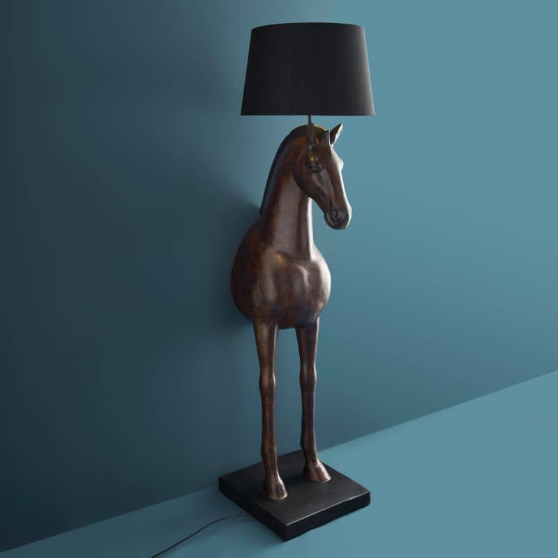 Lampadaire Cheval Amadeus Werns, marron Lampadaire Cheval marron Amadeus Werns