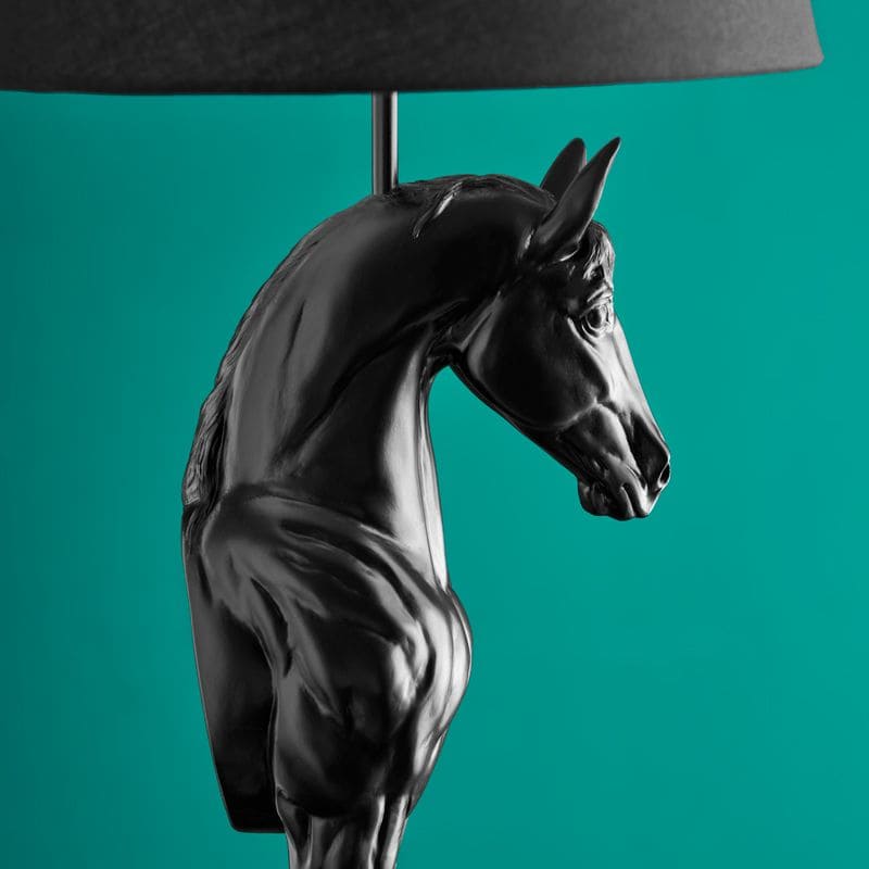 Lampe Cheval Wendy noir- werns