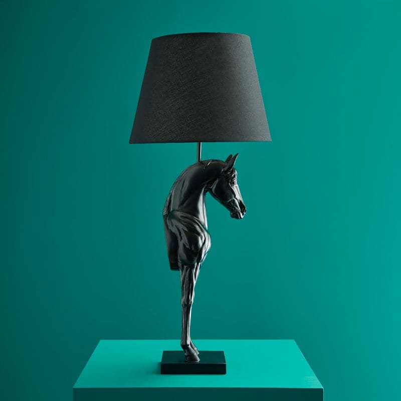 Lampe Cheval Wendy noir- werns