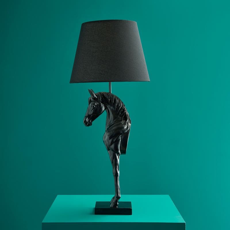 Lampe Cheval Wendy noir- werns