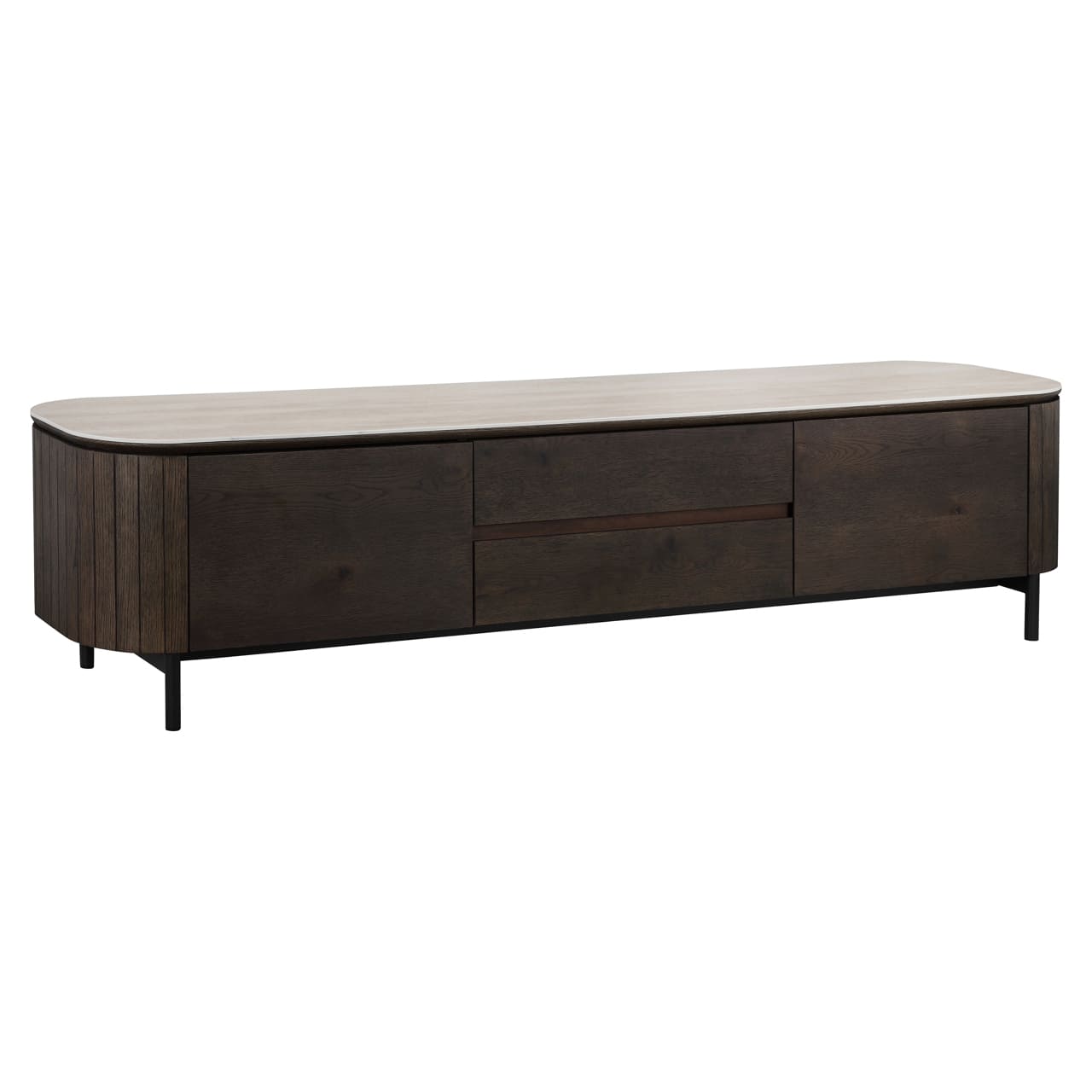 Meuble TV -Arrondi -Ritz -200 cm-richmond-majdeltier-1 Meuble TV Arrondi Ritz 200 cm